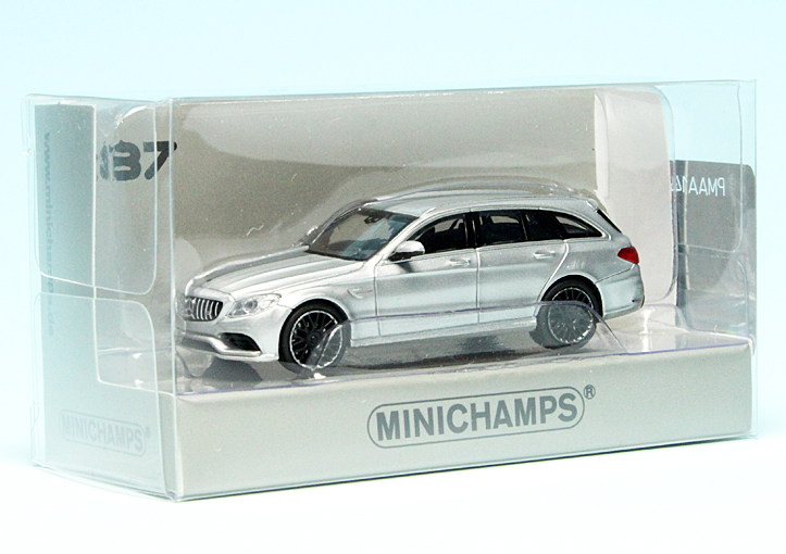 Minichamps Mercedes-AMG c63 BERLINA-ARGENTO #870038101 1:87 