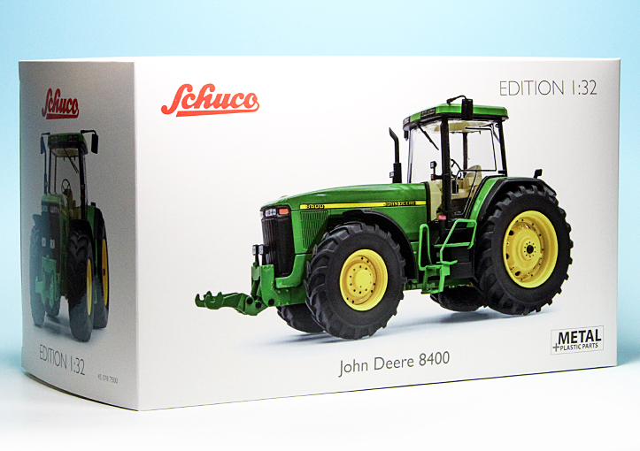 John Deere 8400 Traktor (1994-1998) | Edition 1:32 | Schuco Neuheiten  2022/2023 | Schuco | Peter Nasshan Modellautos